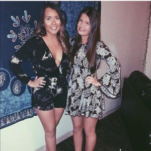 Urban outfitters paisley long sleeve dress